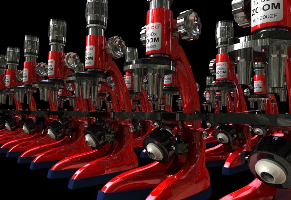 Red microscopes
