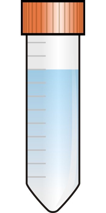 Clipart of liquid in phial