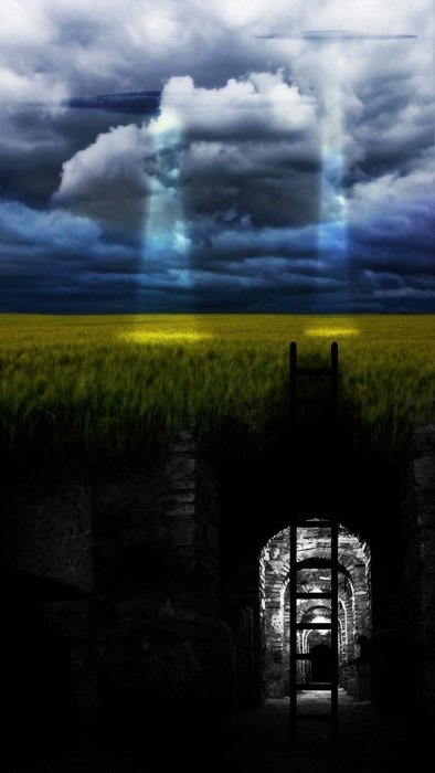 light from alien ships