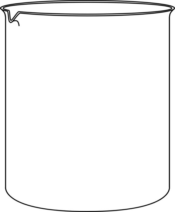 beaker as a graphic image