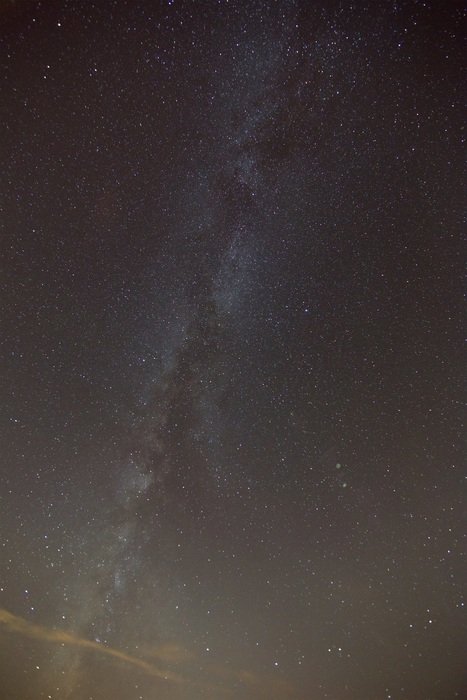 Milky Way in the sky at night
