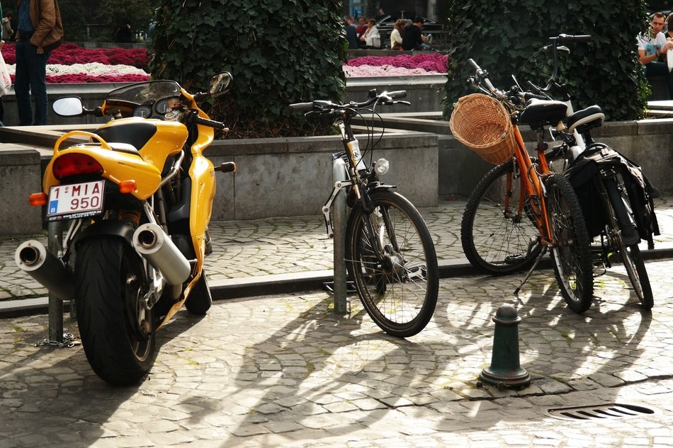 Bikes and motorcycle