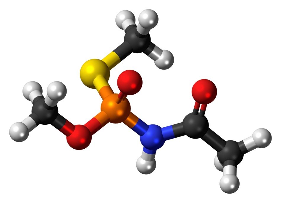 acephate insecticide molecule drawing