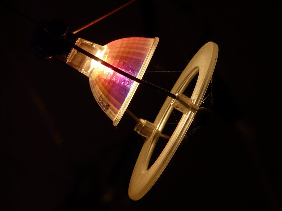 Lamp with the light bulb