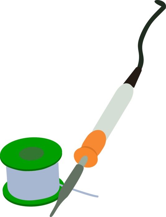 solder iron drawing