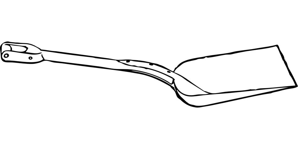 graphic image of a coal shovel