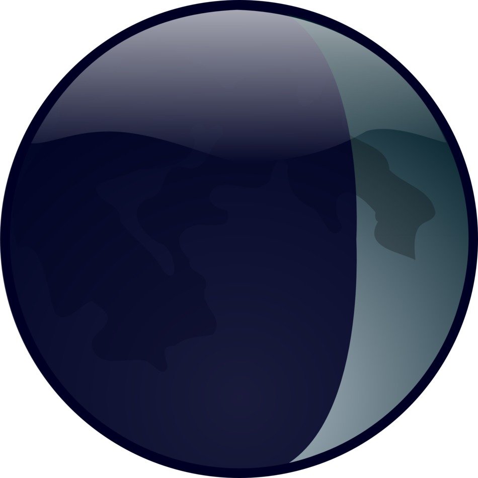 earth shadow on moon, illustration