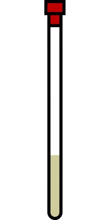 Picture of experiment test tube