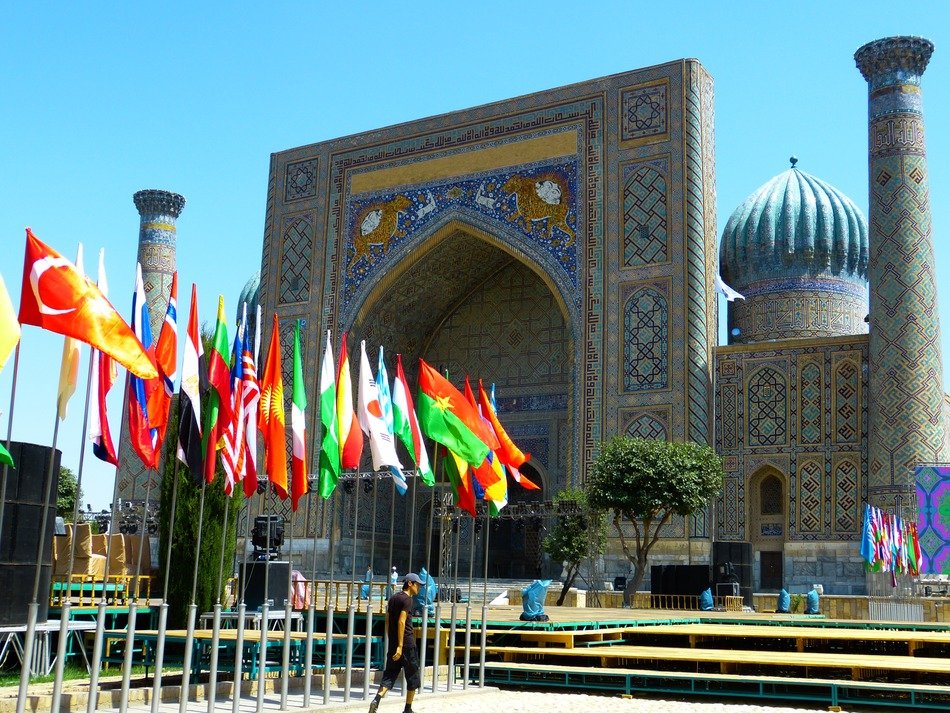 ceramic Samarkand square