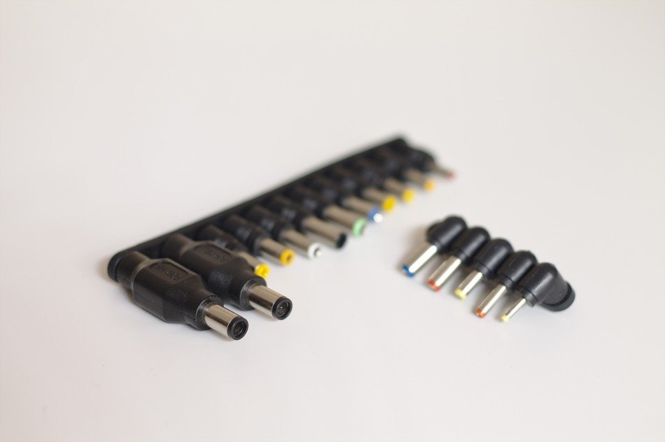 different adapters in the tape