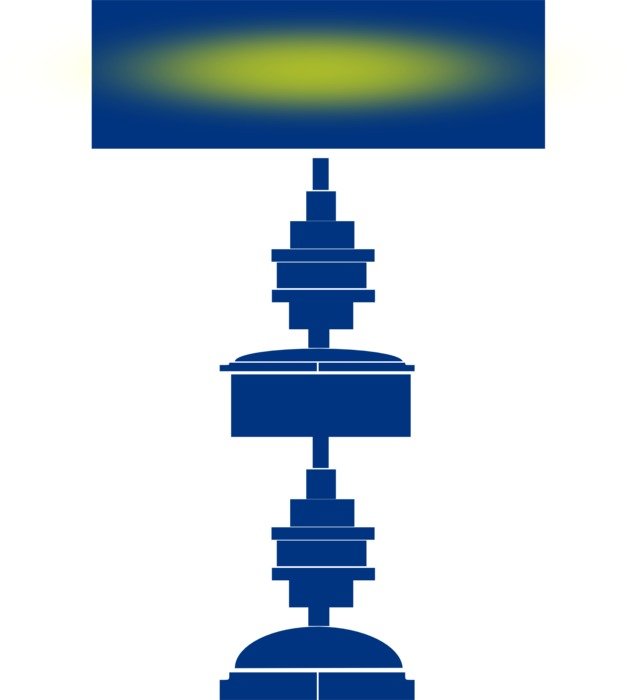 clipart of vintage elecric light