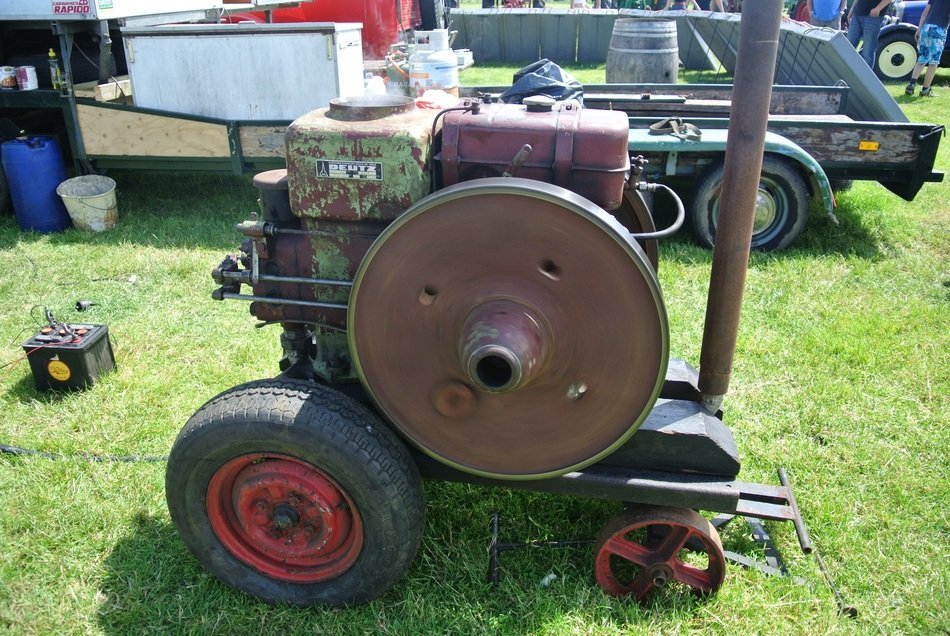 motor on wheels in agriculture