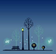 Night park Scene