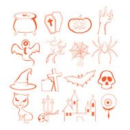 Symbol halloween concept Vector icon