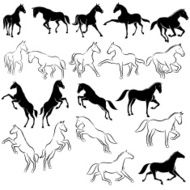 Set of horses N3