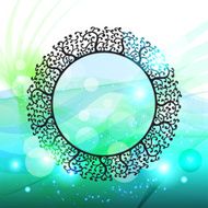 Eps 10 abstract background with hand drawn frame N2