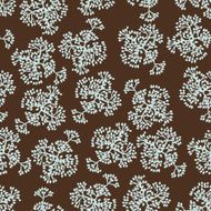 Seamless pattern with brunches Vector background of nature
