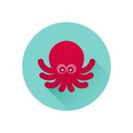 Vector octopus icon
