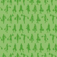 Shoppers seamless pattern N2