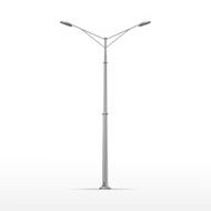 Vector Street Lamp Isolated on White Background N4