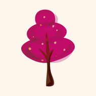 tree theme elements vector eps N13