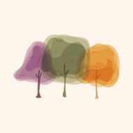 tree theme elements vector eps N14