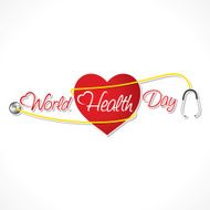 world health day banner design vector N2
