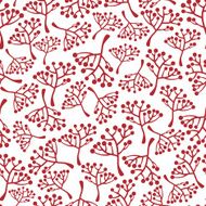 Seamless pattern with brunches