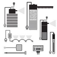 Set aquarium accessories
