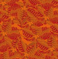 Seamless mottled background poinsettia flowers seamless pattern