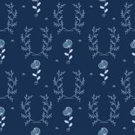 ornament seamless of floral graphic design elements N11