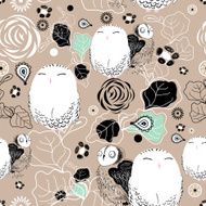 texture of owls