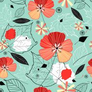 Autumn flower texture