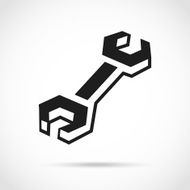 Wrench vector icon