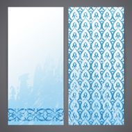 Flayers with arabesque decor N12