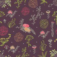 ornament seamless of floral graphic design elements N14