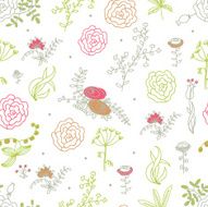ornament seamless of floral graphic design elements N15