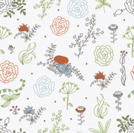 ornament seamless of floral graphic design elements N17