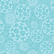 Buckyballs seamless pattern background N2