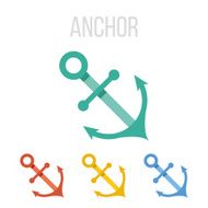 Vector anchor icons