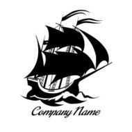 Sail boat logo icon N2