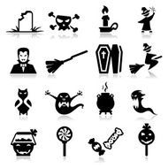 Icons set Halloween