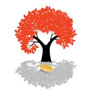 Vector Tree Illustration - Nature Symbol