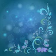 Background butterflies and flowers N2