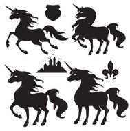Unicorn vector illustration