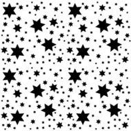 Space Starry Sky with the Moon Vector Illustration N3