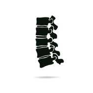 Spine diagnostics symbol design vector illustration N2