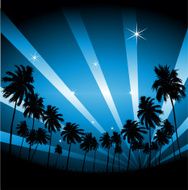 Starlit palms