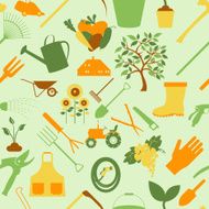 Gardening background Seamless Pattern N2