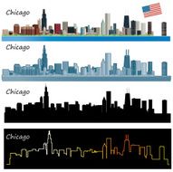 Chicago Skyline N19